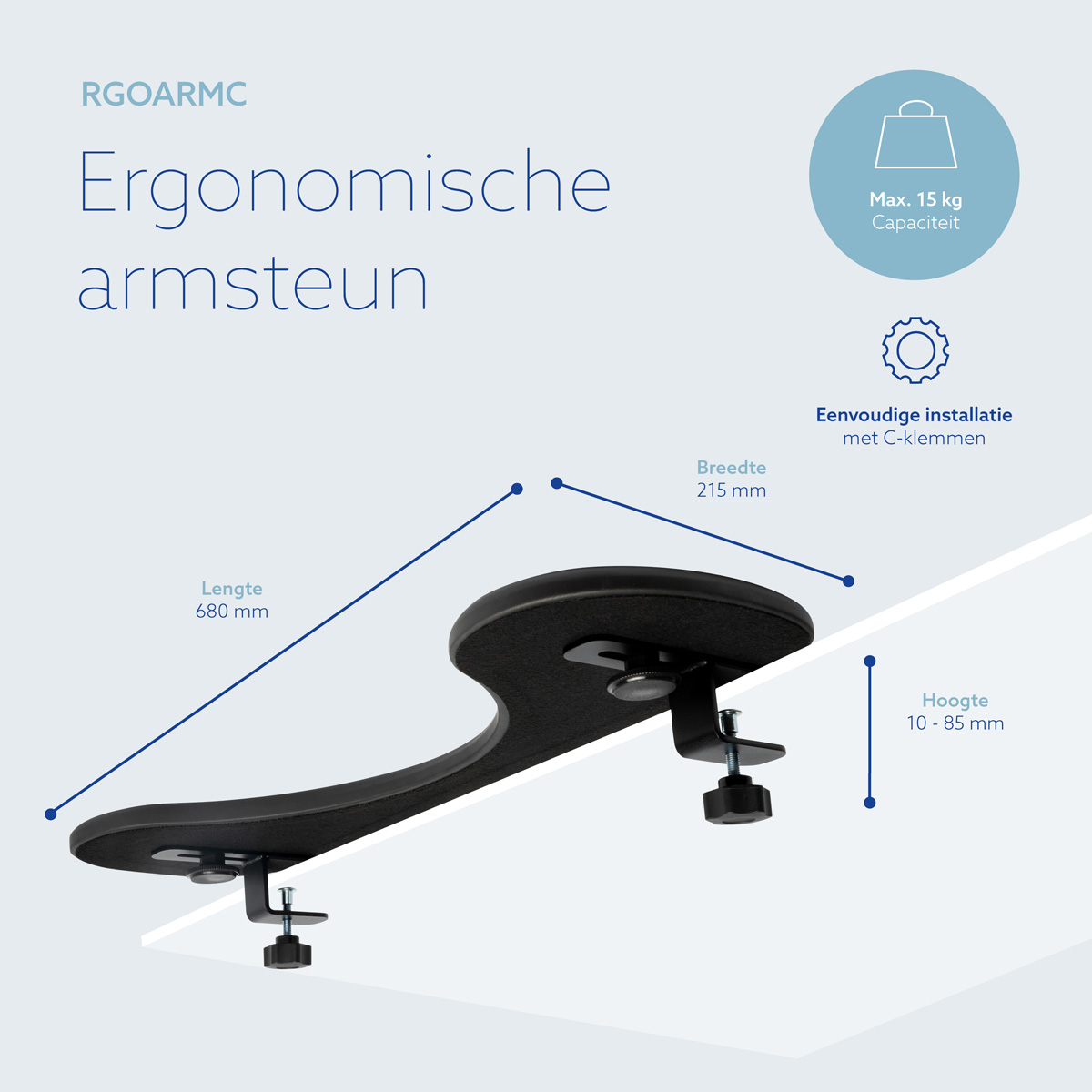 R-Go Ergonomische Armsteun (v.2)
