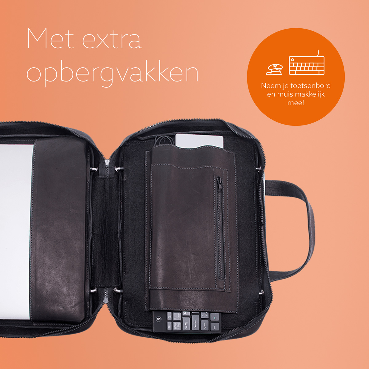 R-Go Viva 15.6″ Laptoptas (zwart)