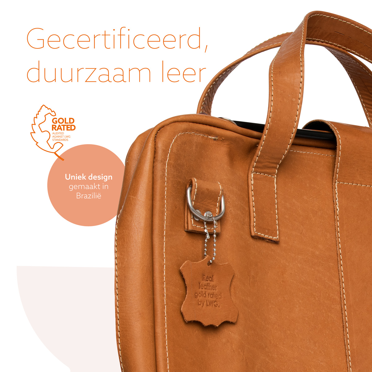 R-Go Viva 15.6″ Laptoptas (bruin)