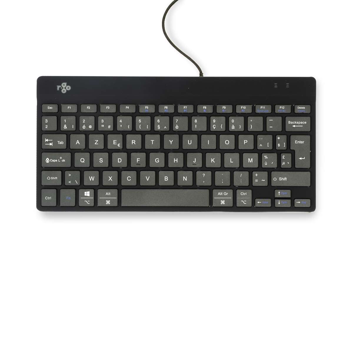 R-Go Compact Break (zwart, bedraad, AZERTY – BE)