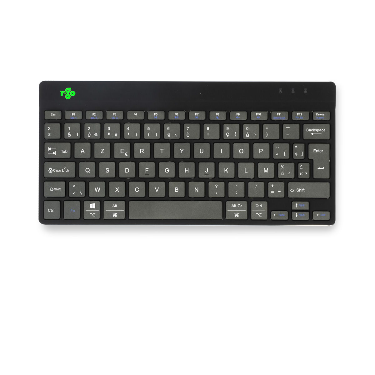 R-Go Compact Break (zwart, draadloos, AZERTY – BE)