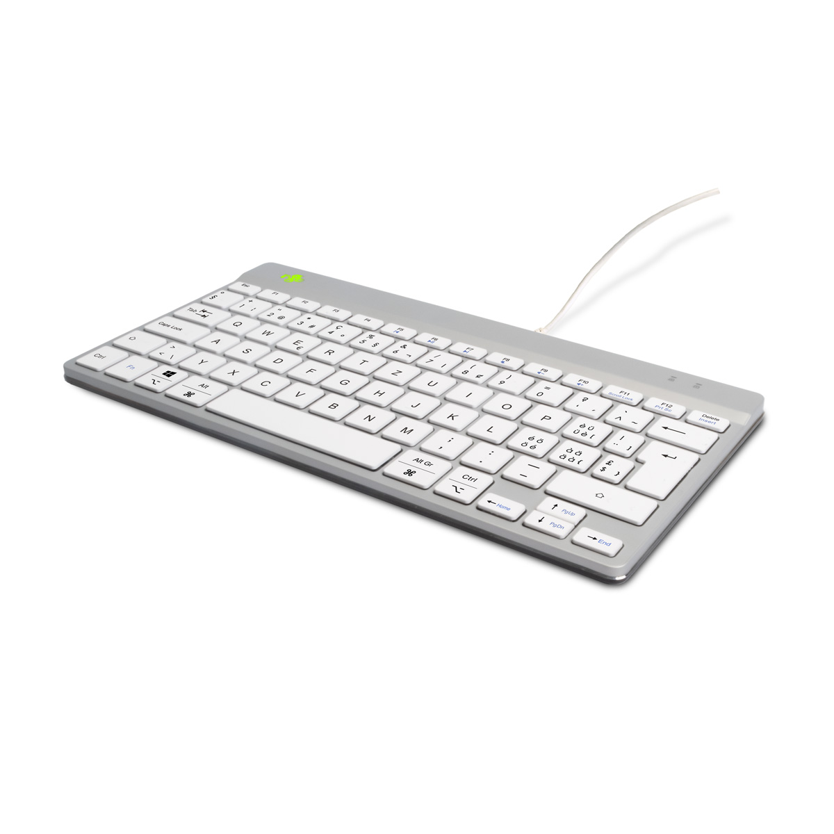 R-Go Compact Break (wit, bedraad, QWERTZ – CH)