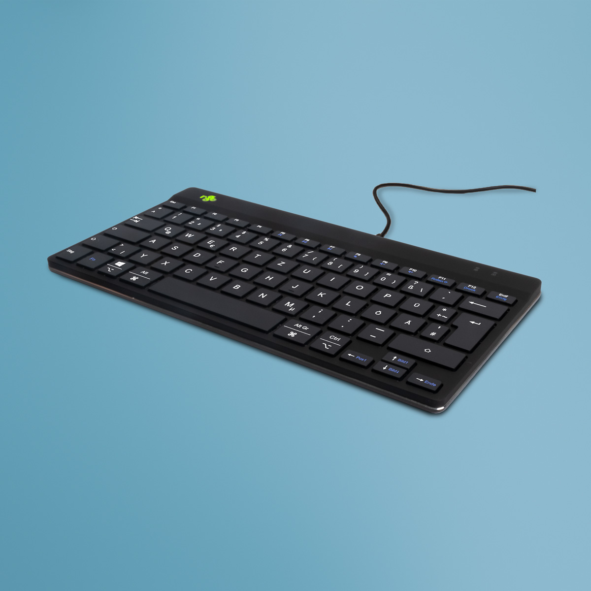 R-Go Compact Break (zwart, bedraad, QWERTZ – DE)