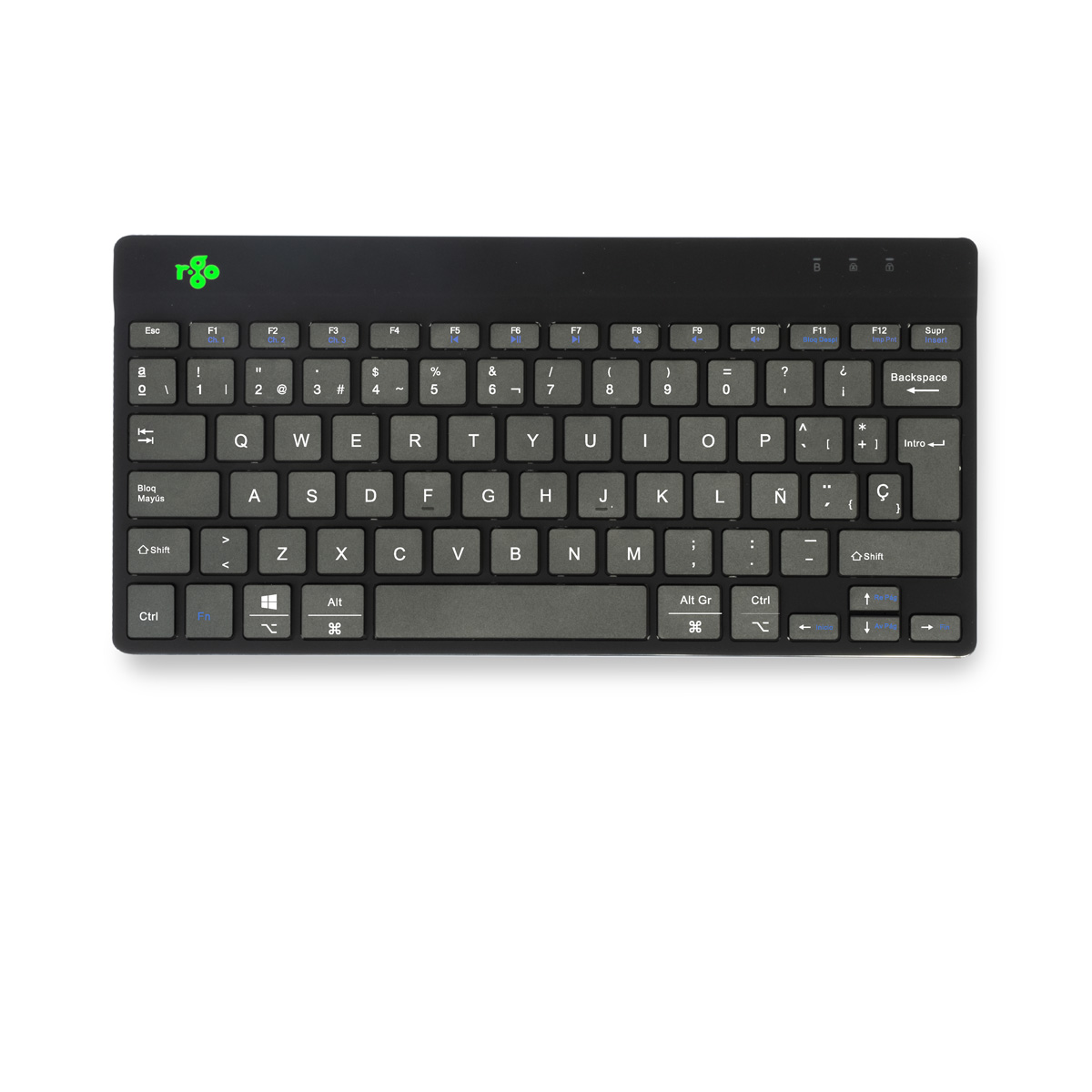 R-Go Compact Break (zwart, draadloos, QWERTY – ES)