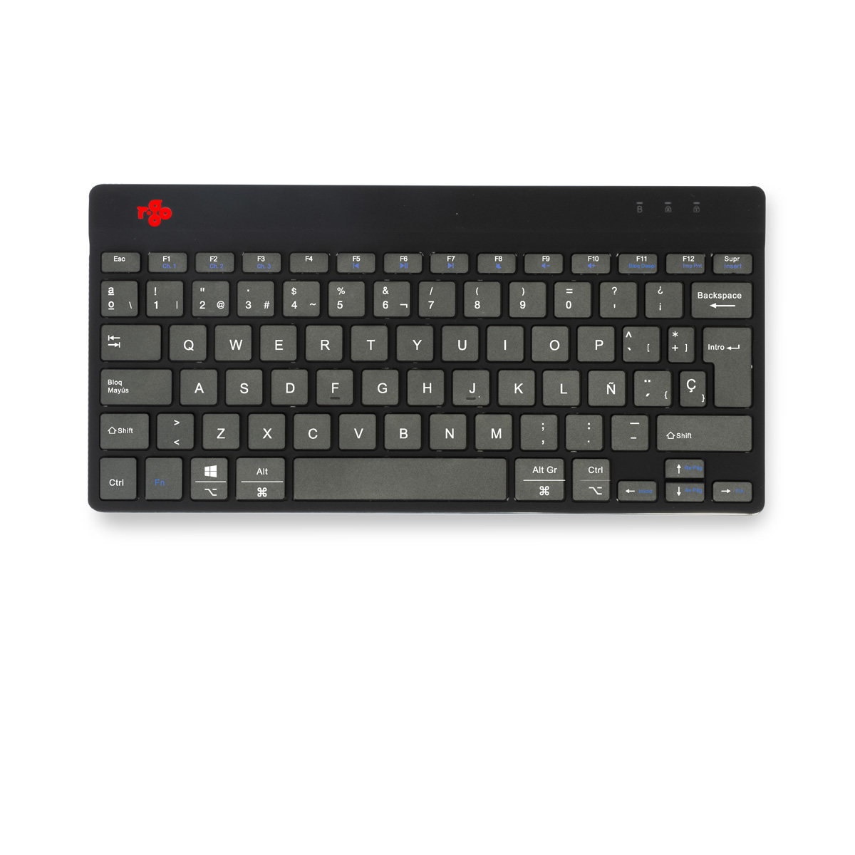 R-Go Compact Break (zwart, draadloos, QWERTY – ES)