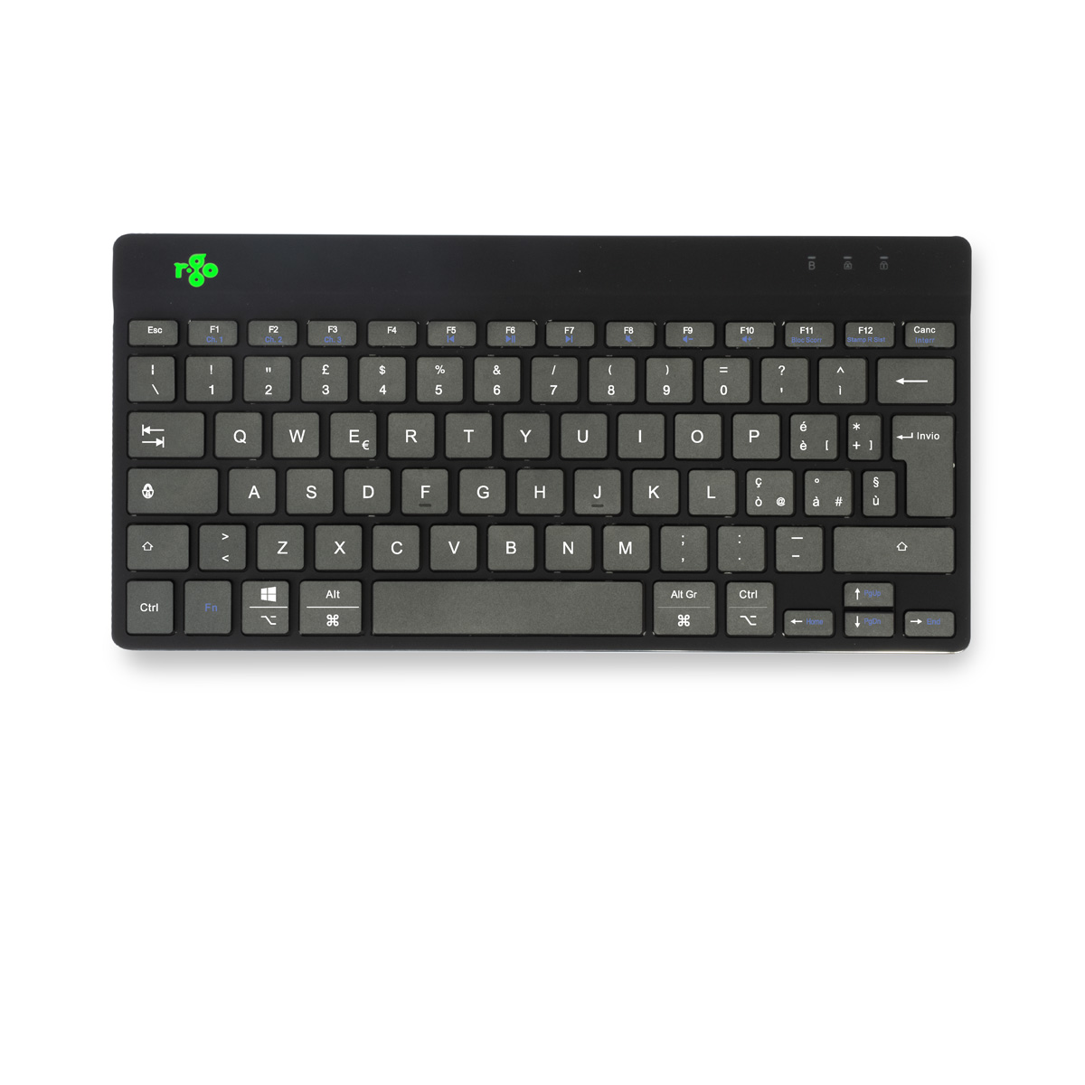 R-Go Compact Break (zwart, draadloos, QWERTY – IT)
