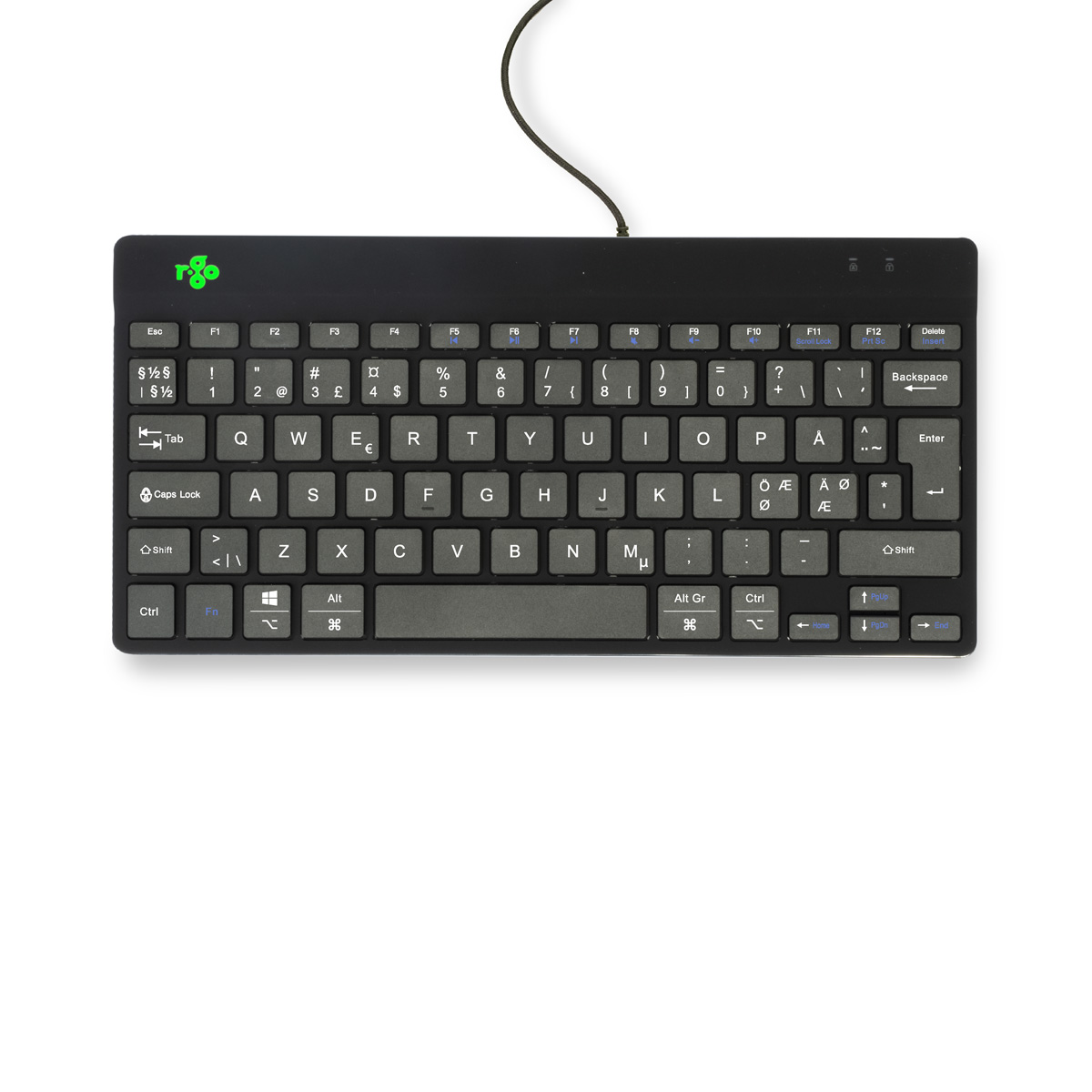 R-Go Compact Break (zwart, bedraad, QWERTY – Nordic)
