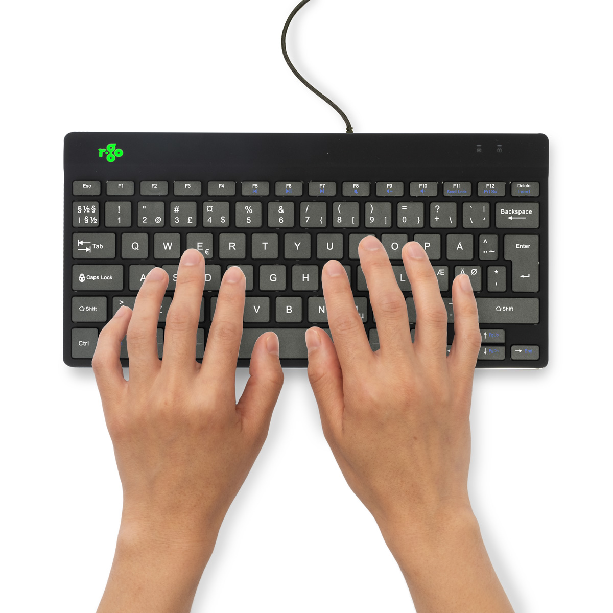 R-Go Compact Break (zwart, bedraad, QWERTY – Nordic)