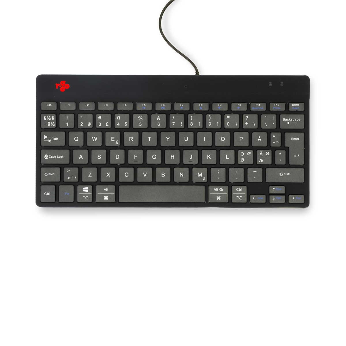 R-Go Compact Break (zwart, bedraad, QWERTY – Nordic)