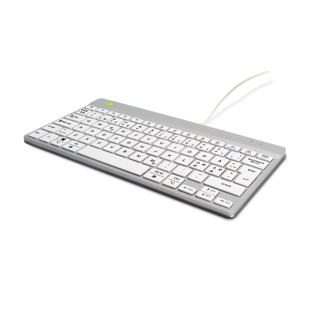R-Go Compact Break (wit, bedraad, QWERTY – Nordic)