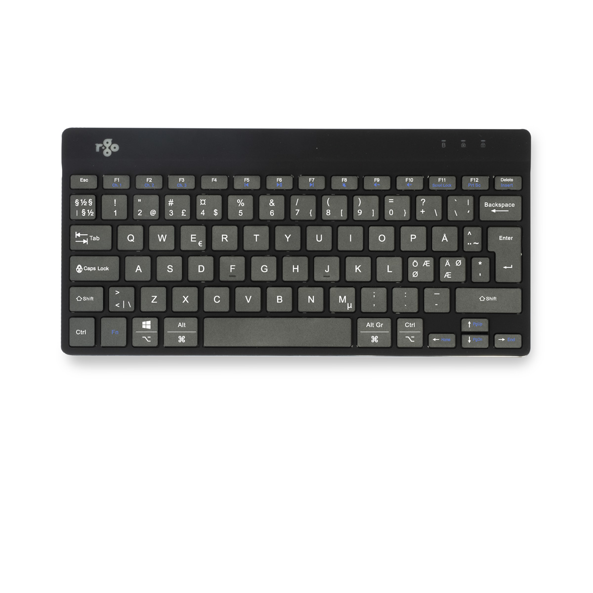 R-Go Compact Break (zwart, draadloos, QWERTY – Nordic)