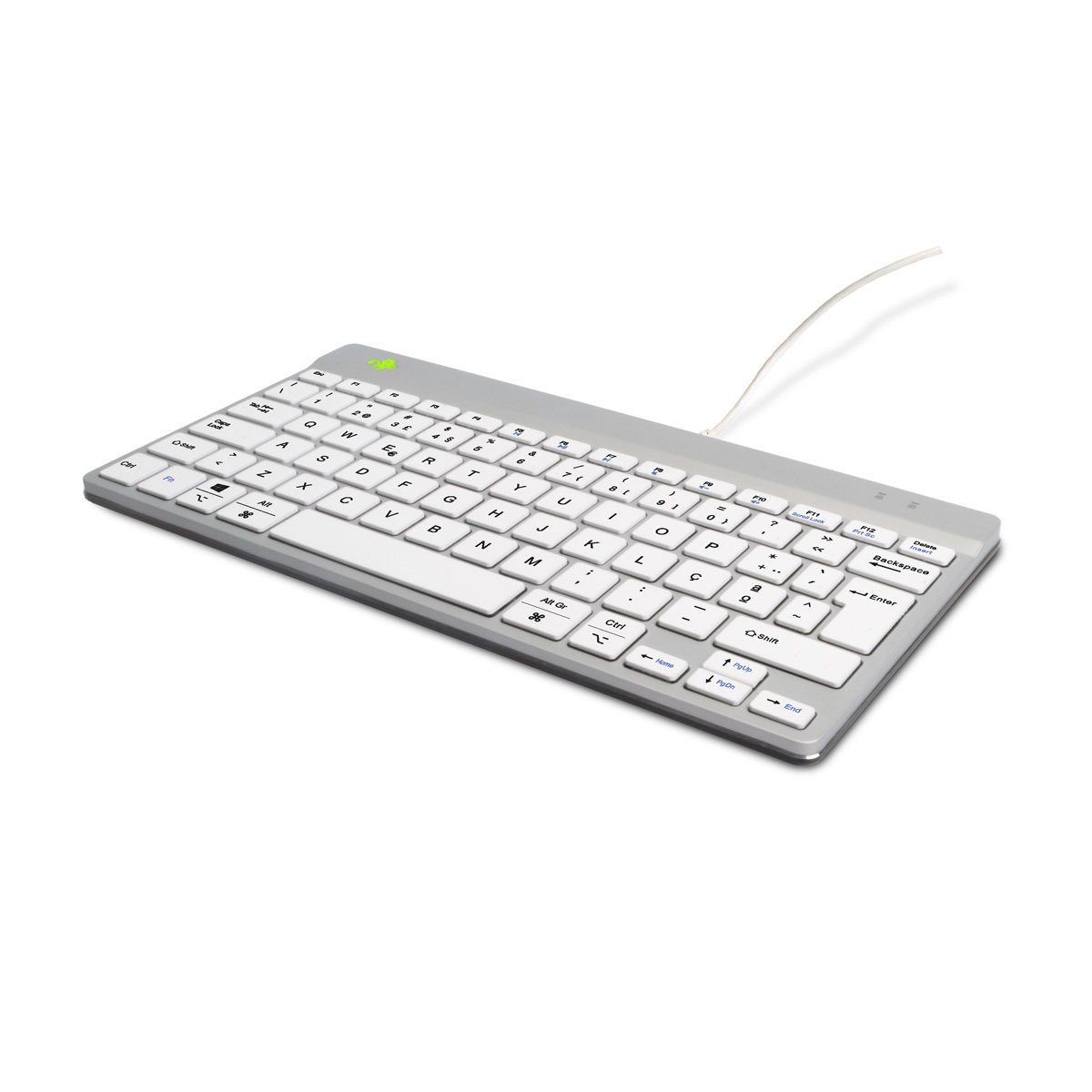 R-Go Compact Break (wit, bedraad, QWERTY – PT)