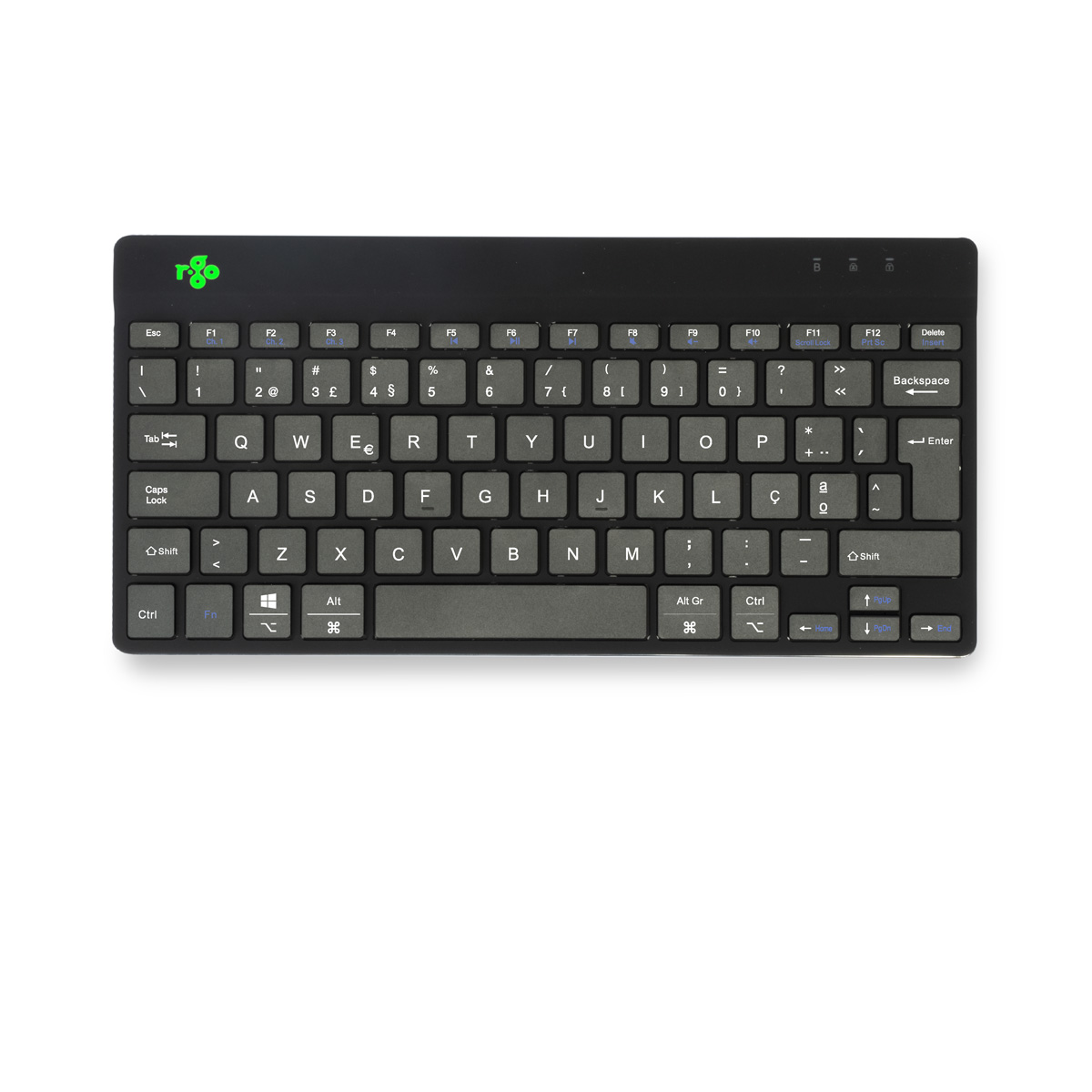 R-Go Compact Break (zwart, draadloos, QWERTY – PT)