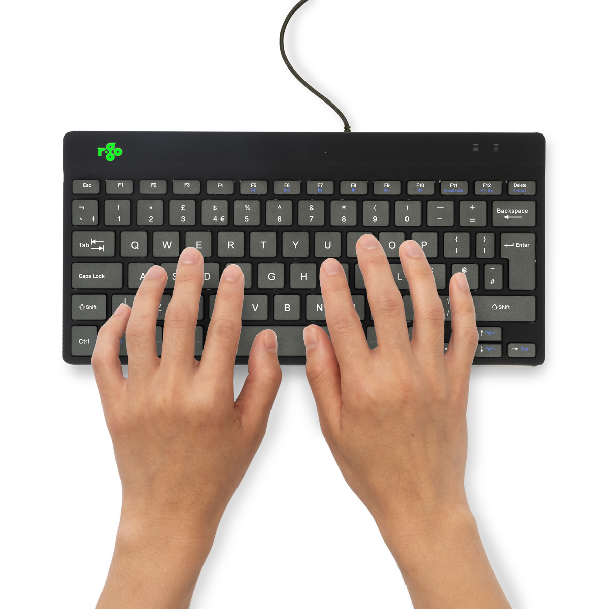 R-Go Compact Break (zwart, bedraad, QWERTY – UK)