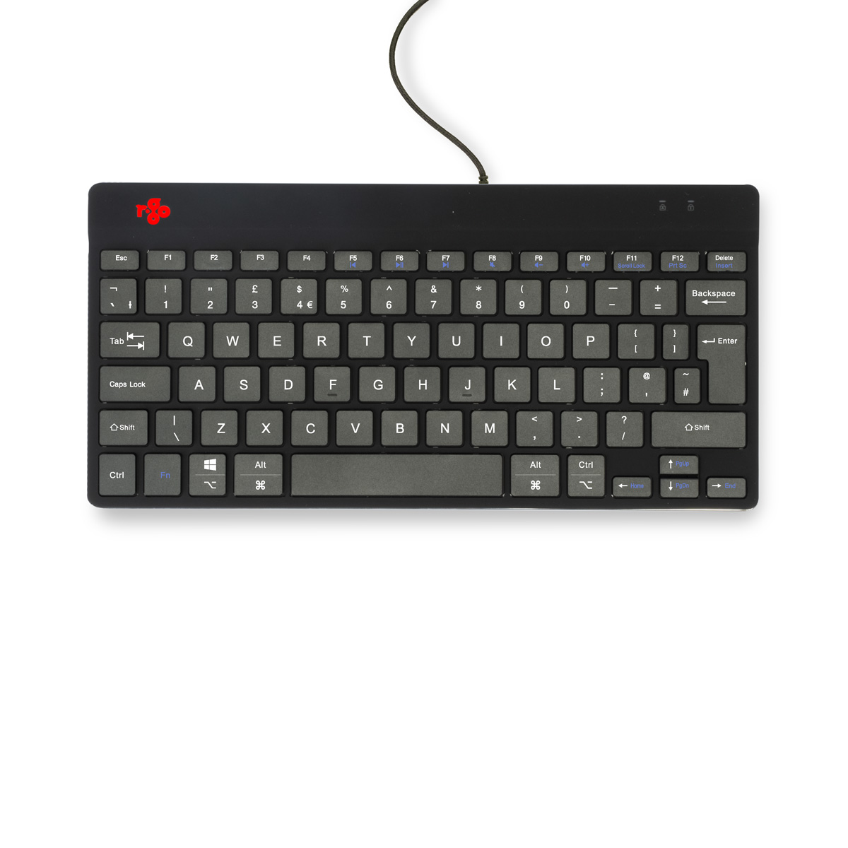 R-Go Compact Break (zwart, bedraad, QWERTY – UK)