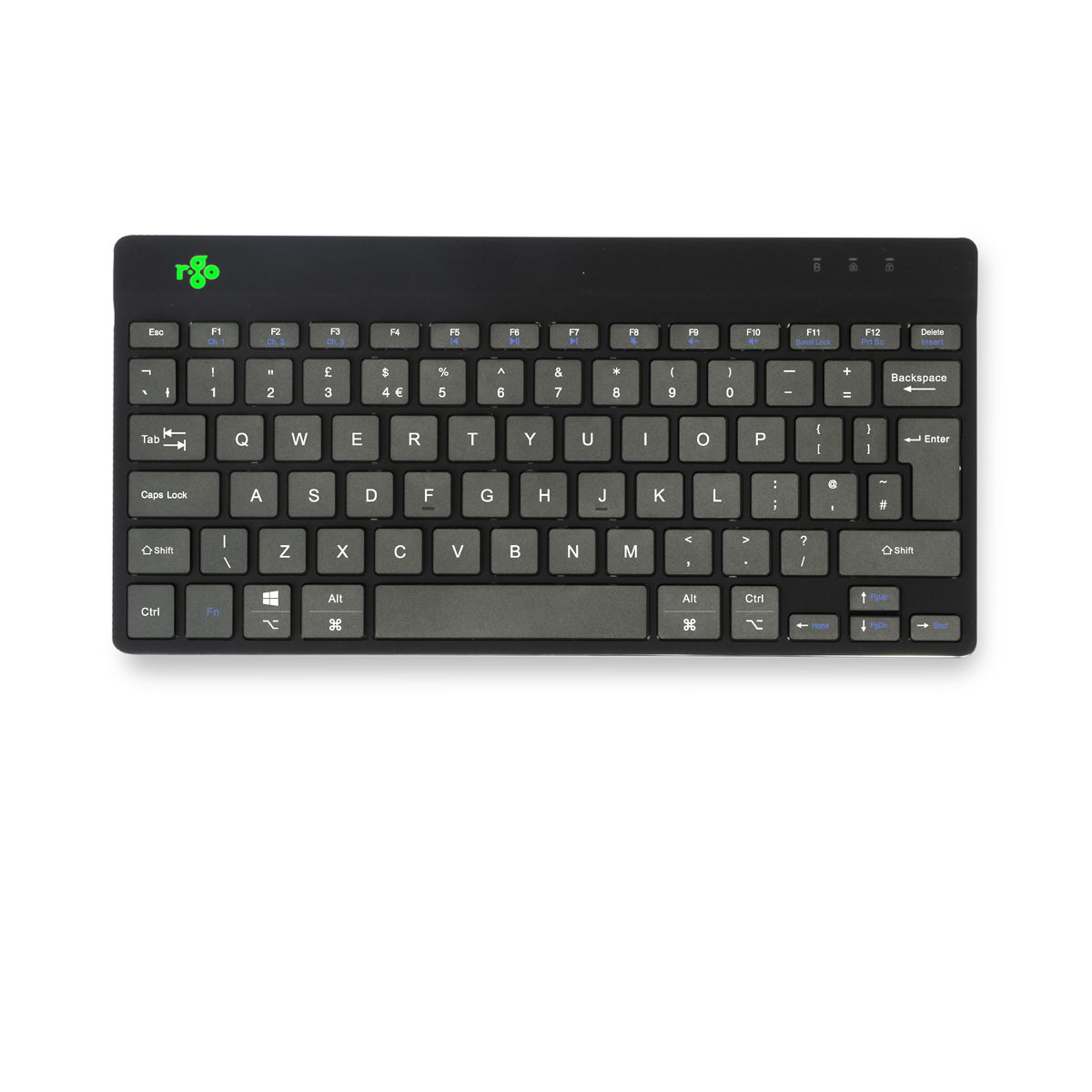 R-Go Compact Break (zwart, draadloos, QWERTY – UK)