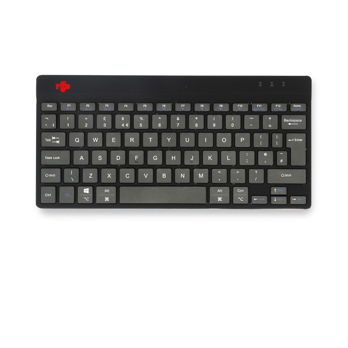 R-Go Compact Break (zwart, draadloos, QWERTY – UK)