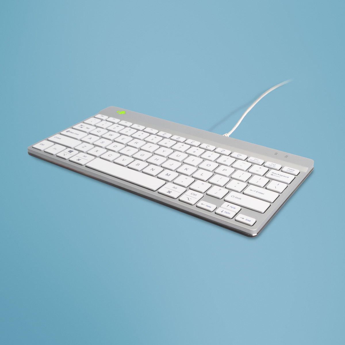 R-Go Compact Break (wit, bedraad, QWERTY – US)