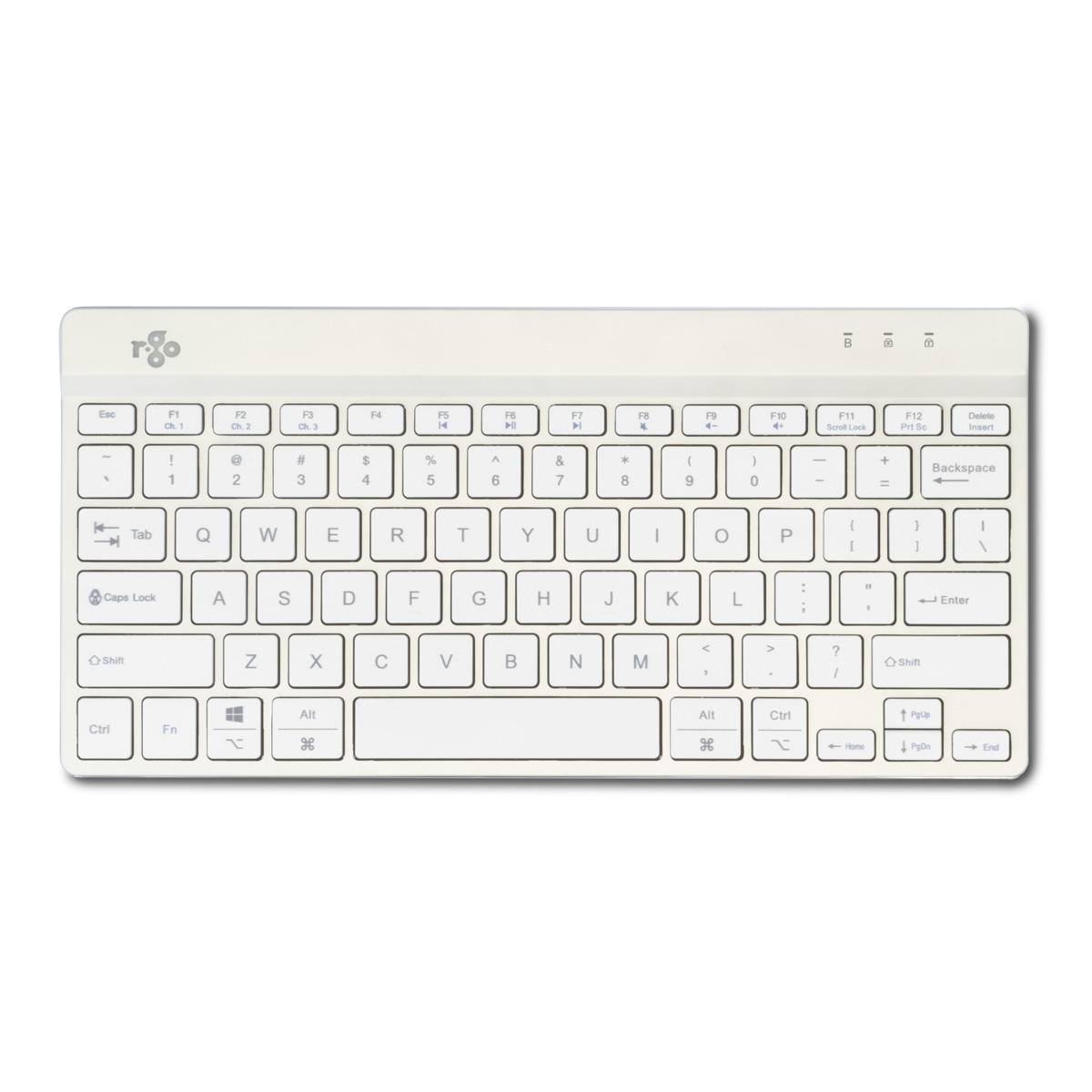 R-Go Compact Break (wit, draadloos, QWERTY – US)