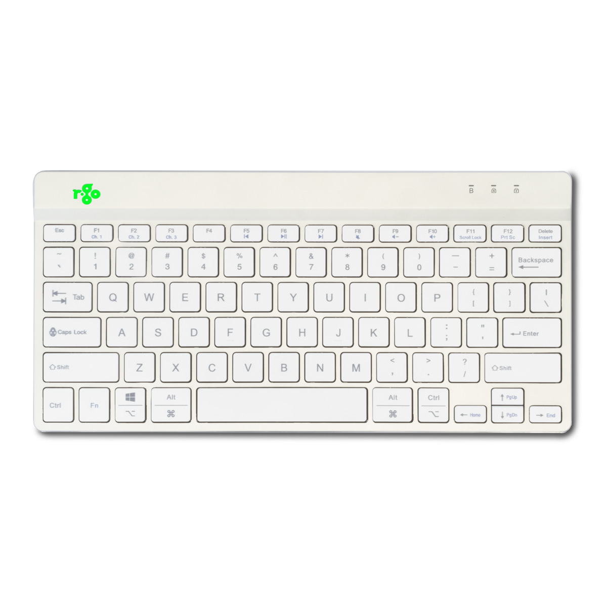 R-Go Compact Break (wit, draadloos, QWERTY – US)