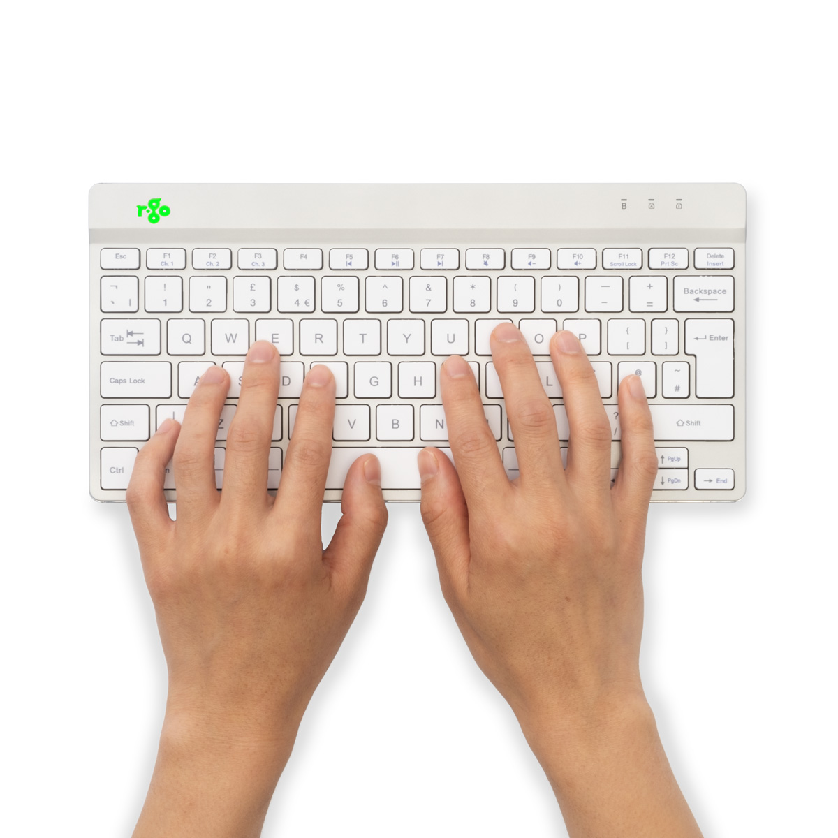 R-Go Compact Break (wit, draadloos, QWERTY – US)