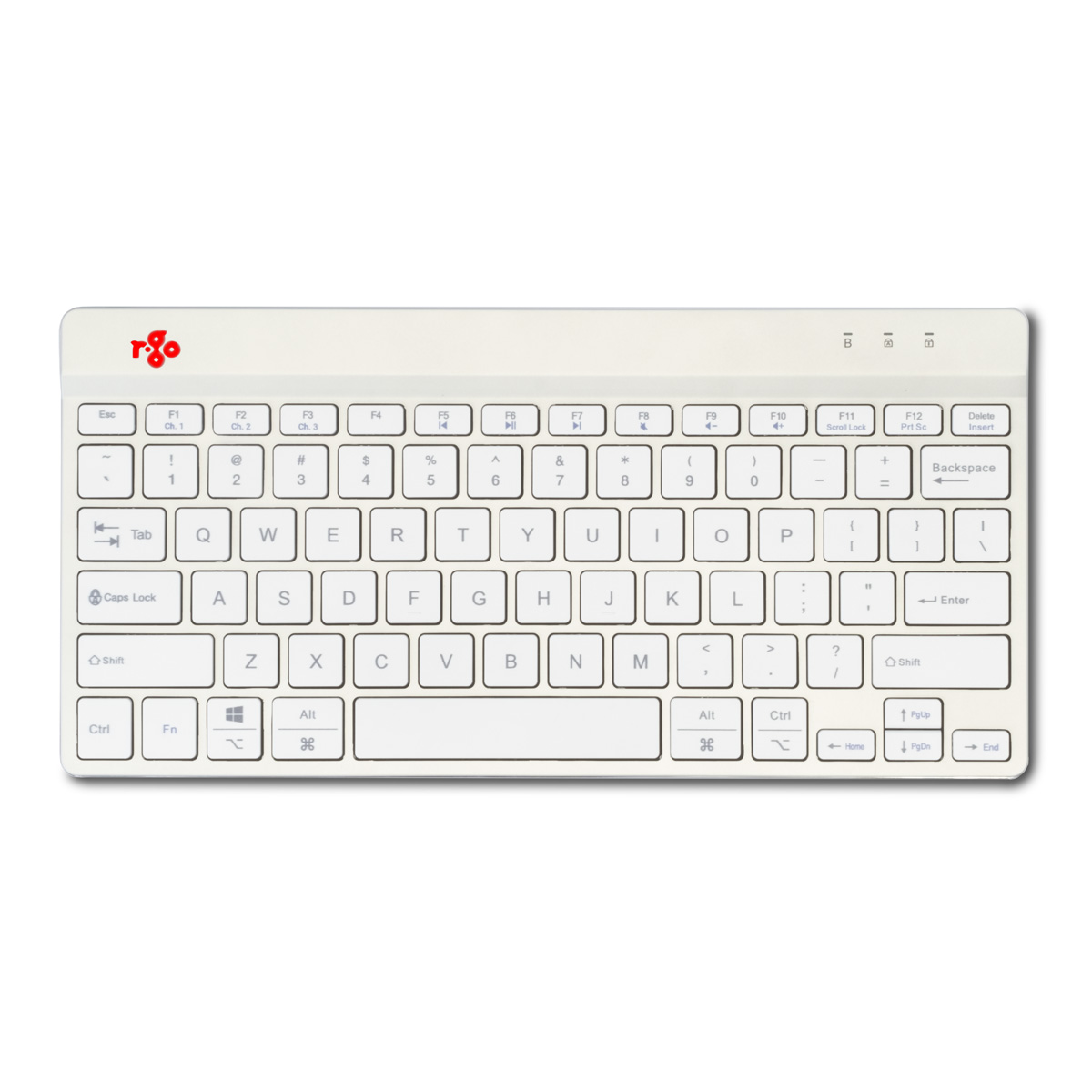 R-Go Compact Break (wit, draadloos, QWERTY – US)