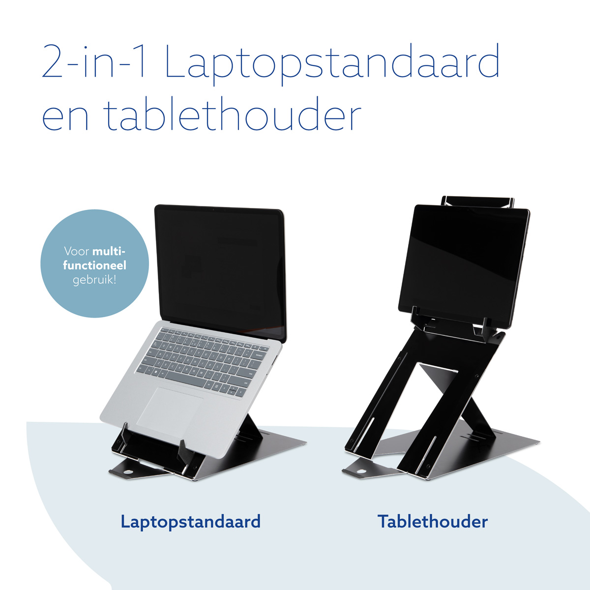 R-Go Riser Duo Tablet en Laptopstandaard