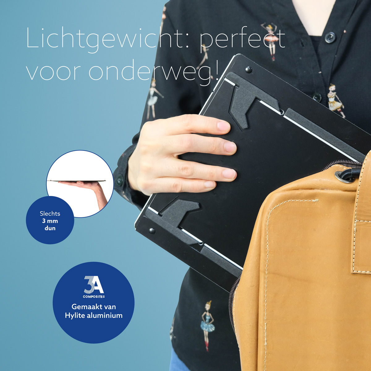 R-Go Riser Duo Tablet en Laptopstandaard