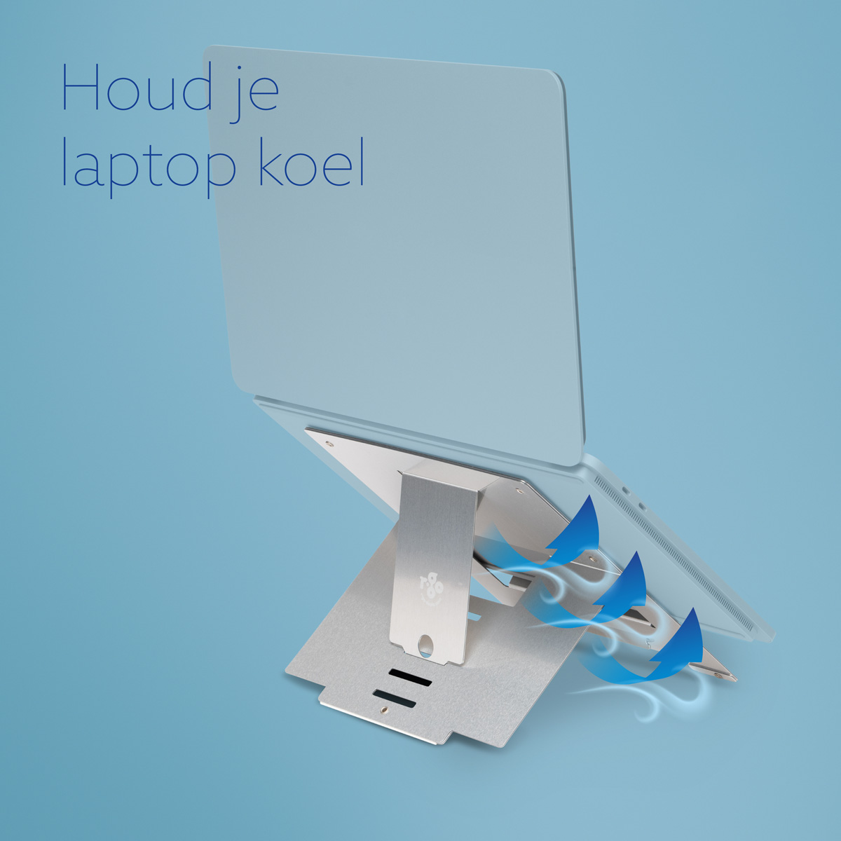 R-Go Riser Flexible Laptopstandaard (Zilver)