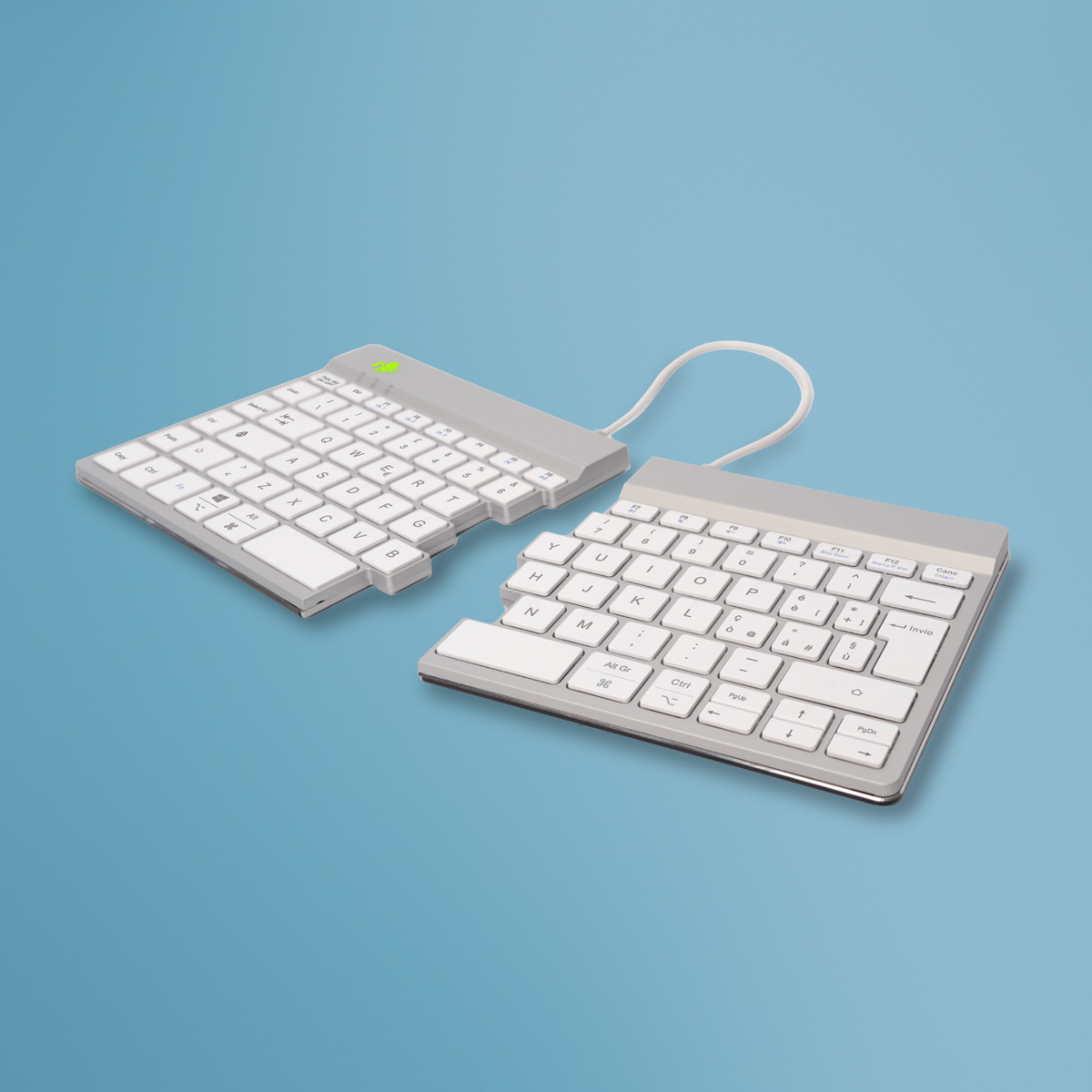 R-Go Split Break versie 2 (wit, draadloos, QWERTY – IT)