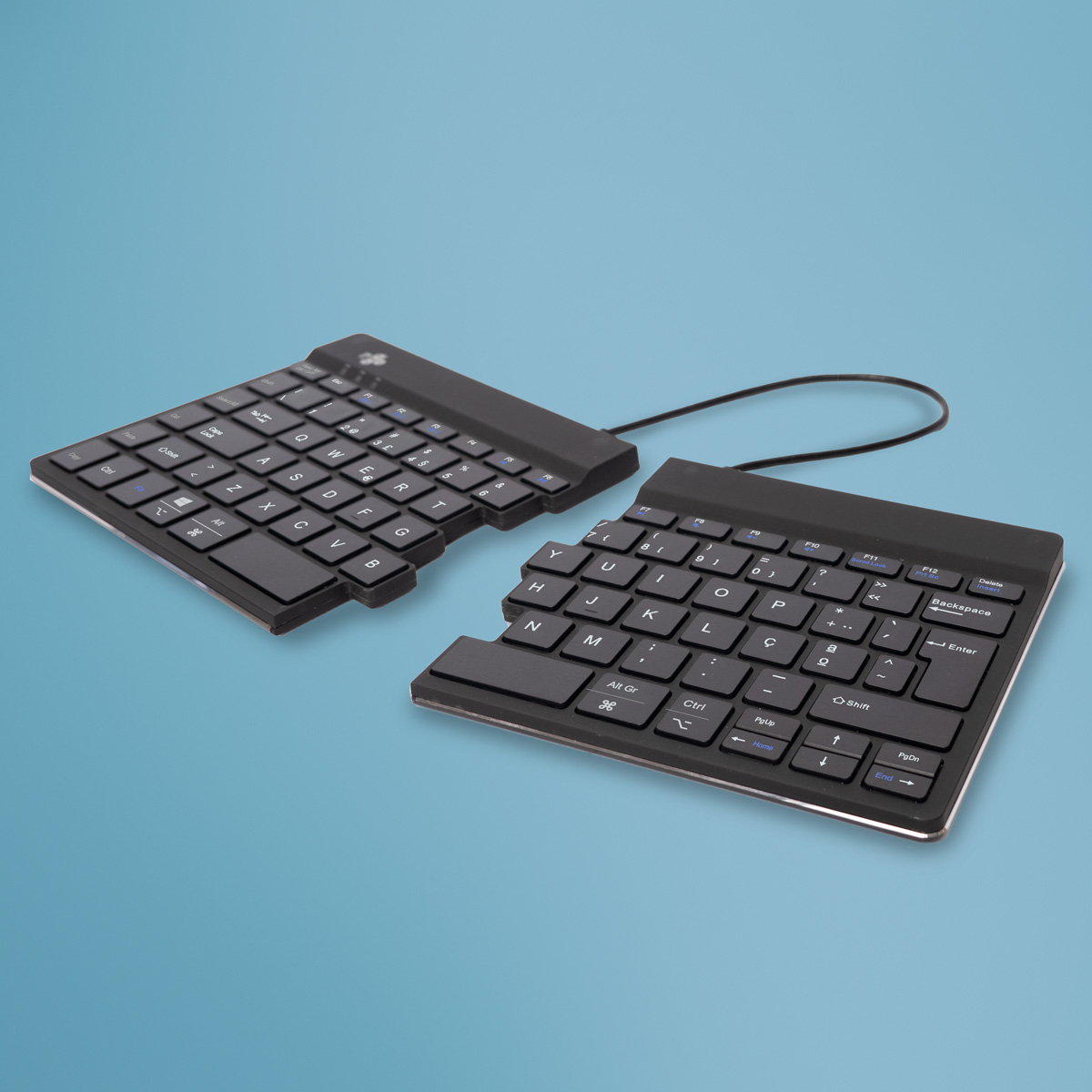 R-Go Split Break versie 2 (zwart, draadloos, QWERTY – PT)