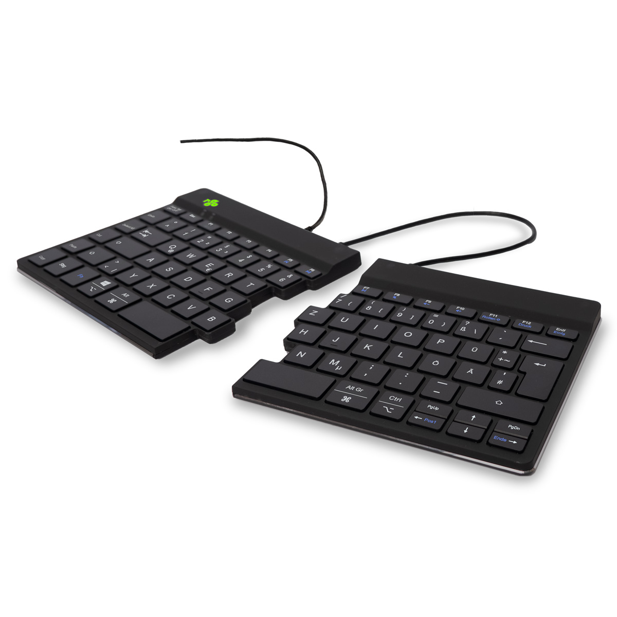 R-Go Split Break (zwart, bedraad, QWERTZ – DE)