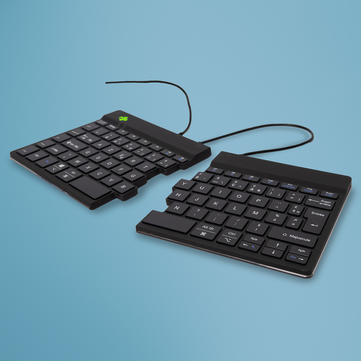 R-Go Split Break (zwart, bedraad, AZERTY – FR)