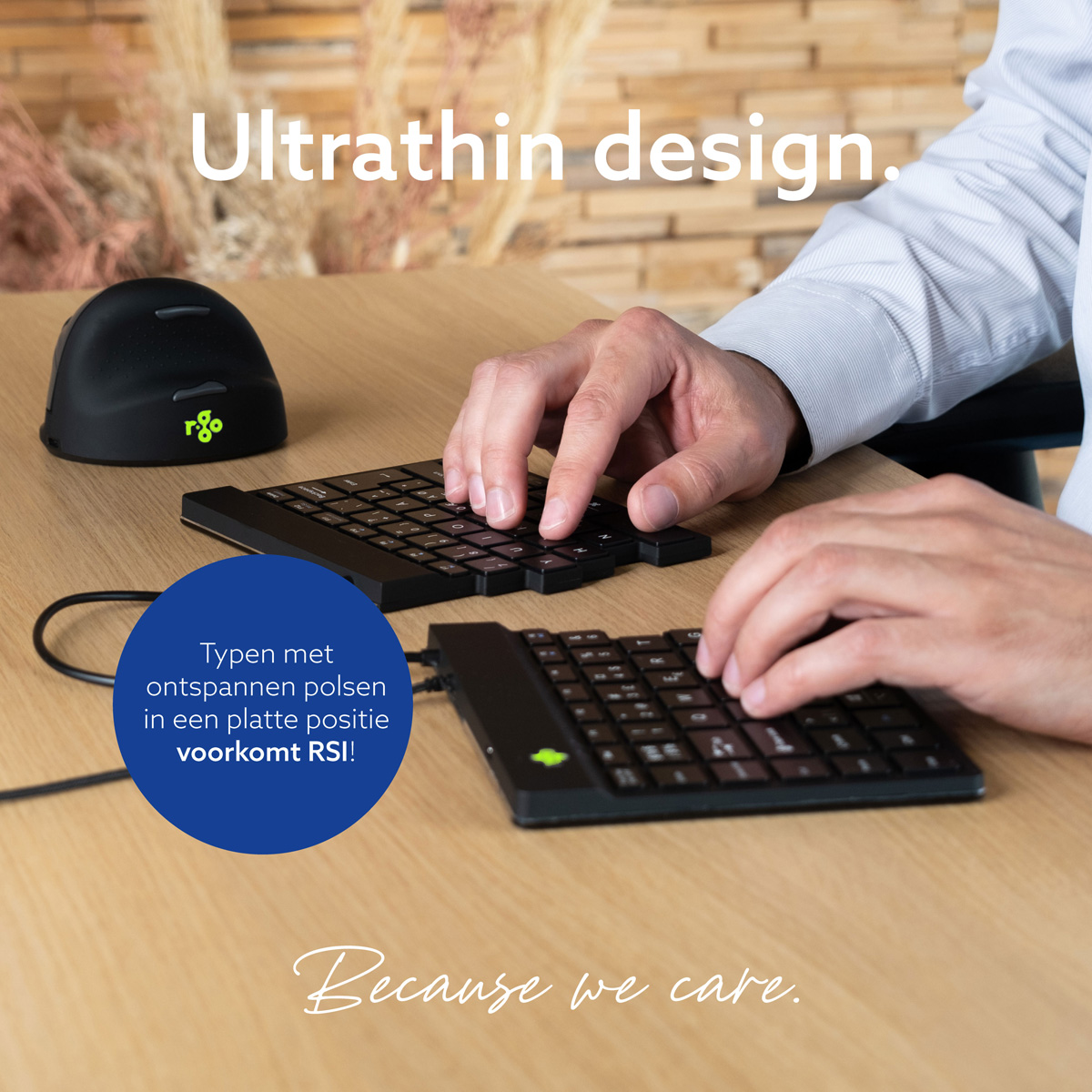 R-Go Split Break (zwart, bedraad, QWERTY – IT)