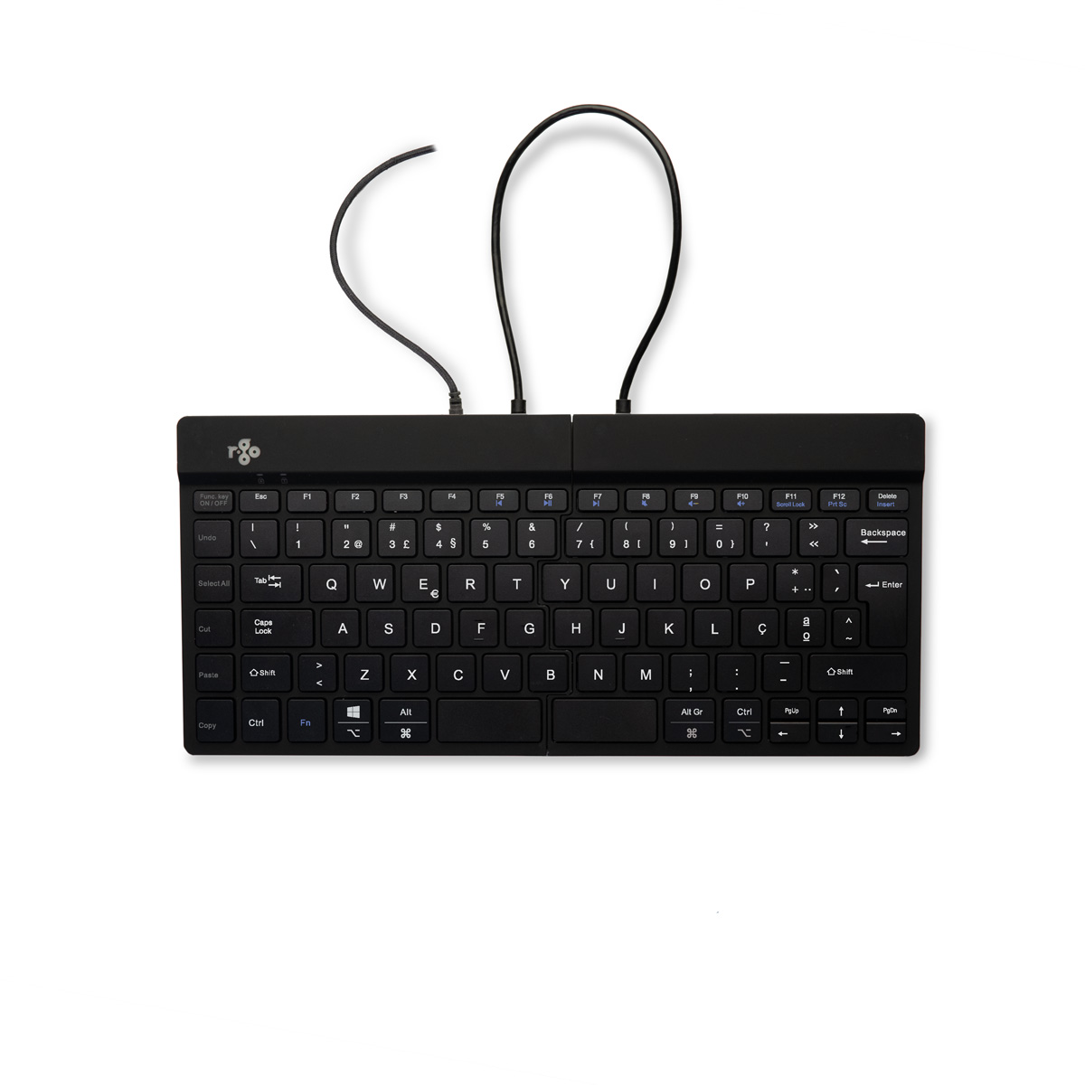 R-Go Split Break (zwart, bedraad, QWERTY – PT)