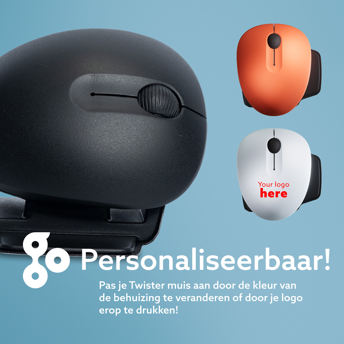 R-Go Twister Ambidexter Muis