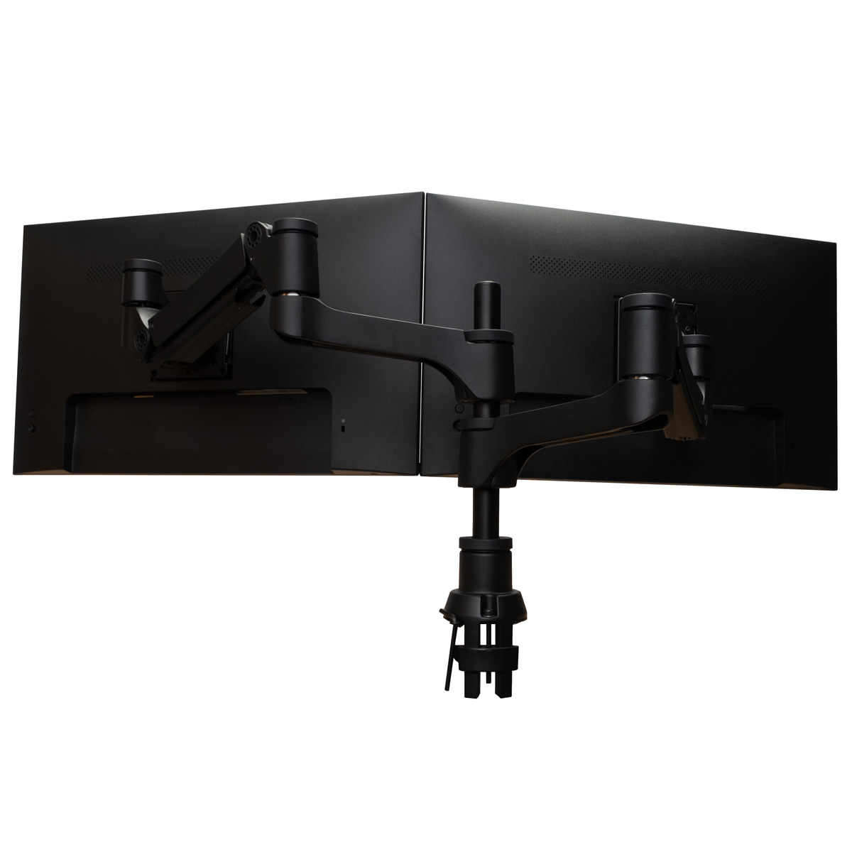 R-Go Dubbele monitorarm Caparo (gasvering)